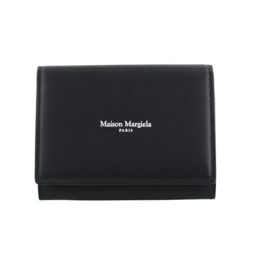 メゾンマルジェラ 二つ折り財布 レディース ブラック Maison Margiela SA2UI0014P8729 H1145 BLAECK/SILVER