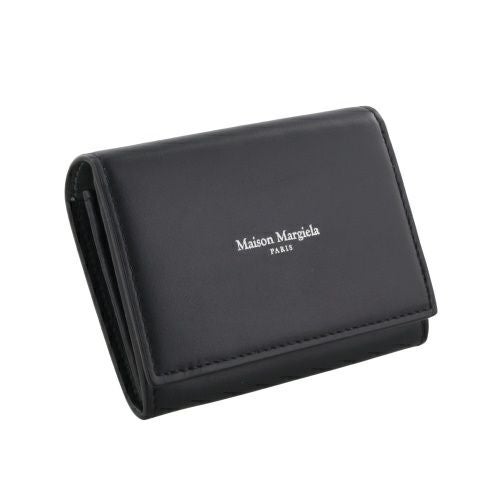メゾンマルジェラ 二つ折り財布 レディース ブラック Maison Margiela SA2UI0014P8729 H1145 BLAECK/SILVER