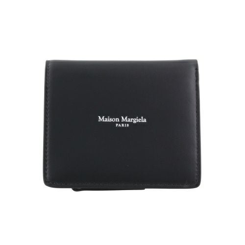 メゾンマルジェラ 二つ折り財布 レディース ブラック Maison Margiela SA2UI0017P8729 H1145 BLAECK/SILVER