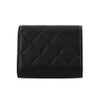 シャネル 三つ折り財布 レディース ブラック CHANEL AP4902 B22098 94305