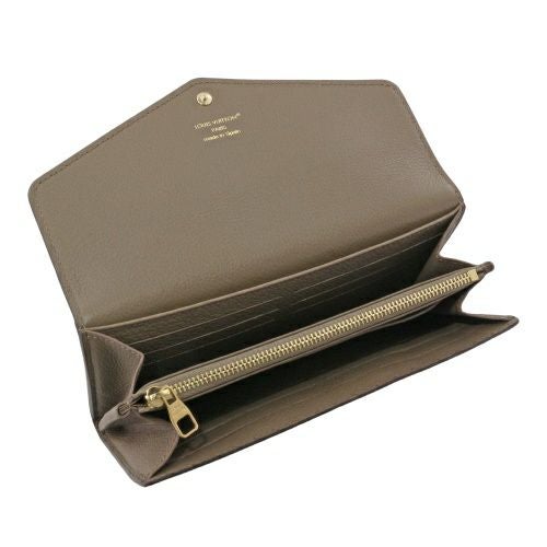 ルイヴィトン 長財布 モノグラムアンプラント ポルトフォイユ・サラ グレー LOUIS VUITTON M25909 スモークグレー