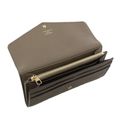ルイヴィトン 長財布 モノグラムアンプラント ポルトフォイユ・サラ グレー LOUIS VUITTON M25909 スモークグレー