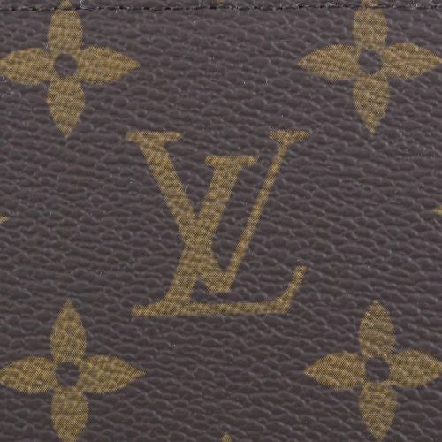 ルイヴィトン 長財布 モノグラム ジッピー・ウォレット ブラウン LOUIS VUITTON M27030 Monogram Iced Gold