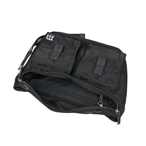 マリメッコ ボディバッグ レディース SLING BAG M UNIKKO ウニッコ ブラック marimekko 94617 999 BLACK/BLACK