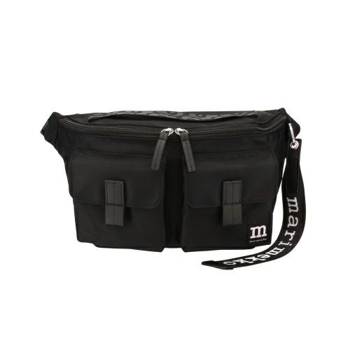 マリメッコ ボディバッグ レディース SLING BAG M SOLID ブラック