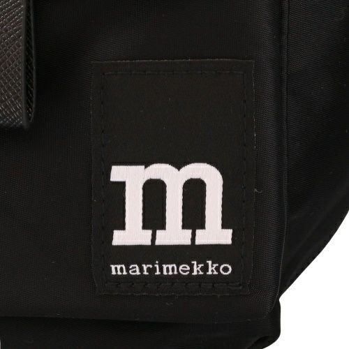 マリメッコ ボディバッグ レディース SLING BAG M SOLID ブラック marimekko 94618 009 BLACK