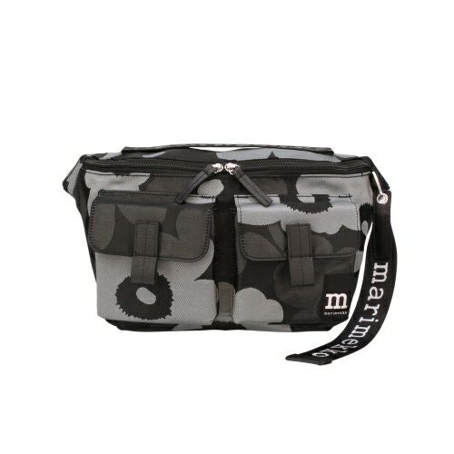 マリメッコ ボディバッグ レディース SLING BAG M UNIKKO ウニッコ ブラック marimekko 94810 990 Grey/Dark Grey/Black