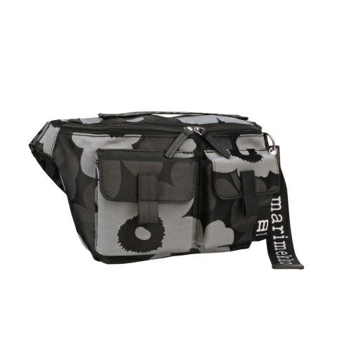 マリメッコ ボディバッグ レディース SLING BAG M UNIKKO ウニッコ ブラック marimekko 94810 990 Grey/Dark Grey/Black