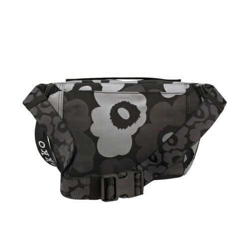 マリメッコ ボディバッグ レディース SLING BAG M UNIKKO ウニッコ ブラック marimekko 94810 990 Grey/Dark Grey/Black