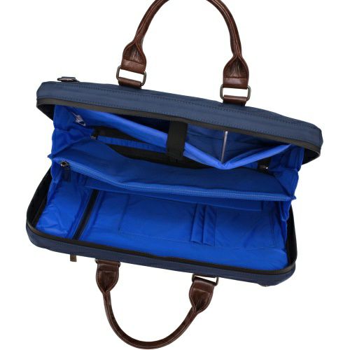 フルボ ビジネスバッグ メンズ VERSO briefcase Black FRB026 ブルー Furbo FRB026 NV/BR