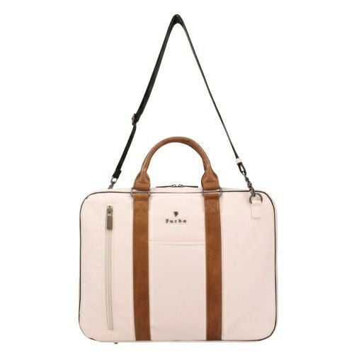 フルボ ビジネスバッグ メンズ VERSO briefcase Black FRB026 ホワイト Furbo FRB026 WH/BR