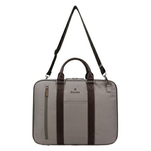 フルボ ビジネスバッグ メンズ VERSO briefcase Black FRB026 グレー Furbo FRB026 GY/DBR