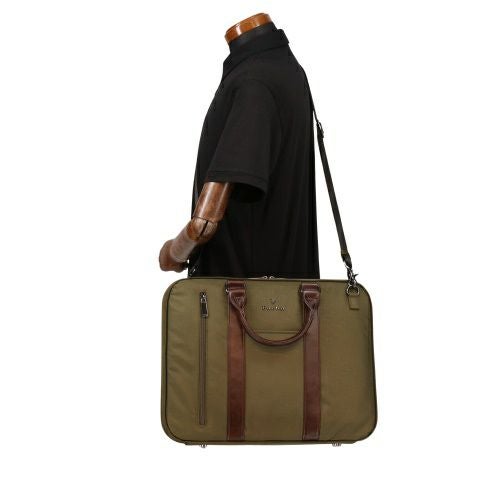 フルボ ビジネスバッグ メンズ VERSO briefcase Black FRB026 カーキグリーン Furbo FRB026 KH/BR