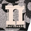 マリメッコ ハンドバッグ レディース MONO MINI TOTE UNIKKO ウニッコ ブラック marimekko 94579 910 Black/White