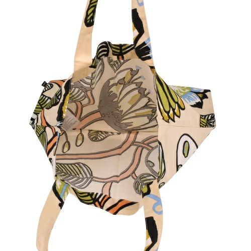 マリメッコ トートバッグ レディース TIARA BAG グリーン marimekko 74584 820 Sand/Warm Or/Green
