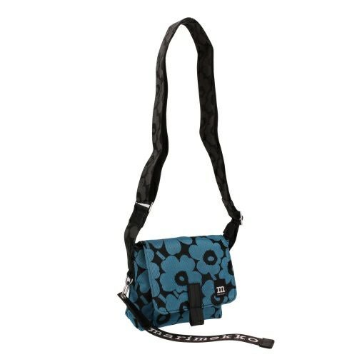 マリメッコ ショルダーバッグ レディース MINI MESSENGER UNIKKO ブルー marimekko 94607 590 Blue/Black