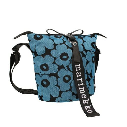 マリメッコ ショルダーバッグ レディース CARRY ALL UNIKKO ブルー marimekko 94610 590 Blue/Black