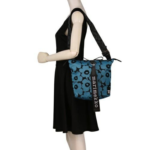 マリメッコ ショルダーバッグ レディース CARRY ALL UNIKKO ブルー marimekko 94610 590 Blue/Black
