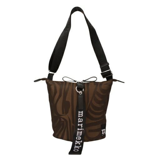 マリメッコ ショルダーバッグ レディース CARRY ALL JOKURAITA ブラウン marimekko 94611 880 Brown/Dark Brown