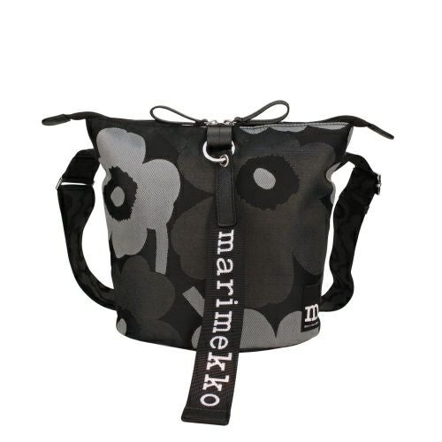 マリメッコ ショルダーバッグ レディース CARRY ALL UNIKKO ブラック marimekko 94634 990 Grey/Dark Grey/Black