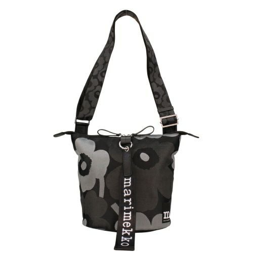 マリメッコ ショルダーバッグ レディース CARRY ALL UNIKKO ブラック marimekko 94634 990 Grey/Dark Grey/Black
