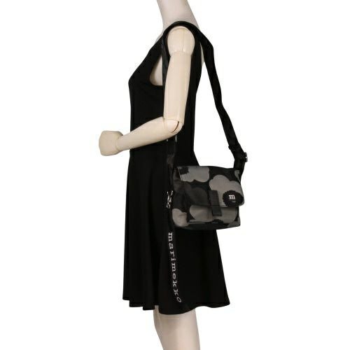 マリメッコ ショルダーバッグ レディース MINI MESSENGER UNIKKO ブラウン marimekko 94808 990 Grey/Dark Grey/Black