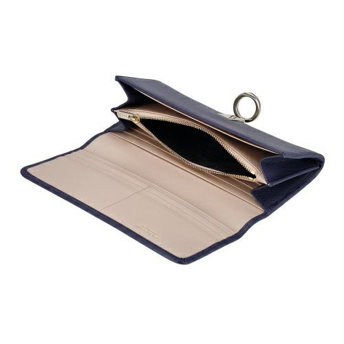 ブルガリ BVLGARI ラージウォレット 二つ折り長財布 財布 レザー レディース ネイビー系 292965 【新品】 BVLGARI（ブルガリ） 長財布 レディース ブルガリ・ブルガリ バイ