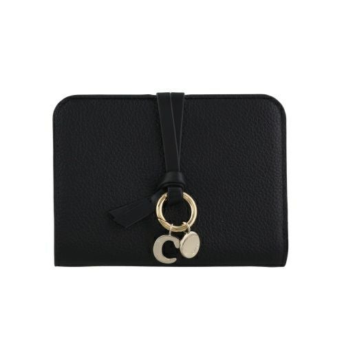 クロエ 二つ折り財布 レディース ALPHABET BIFOLD WALLET ブラック CHLOE CH25AP999 F57 001 BLACK