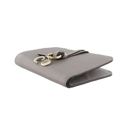 クロエ 二つ折り財布 レディース ALPHABET BIFOLD WALLET グレー CHLOE