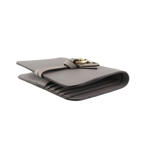 クロエ 二つ折り財布 レディース ALPHABET BIFOLD WALLET グレー CHLOE