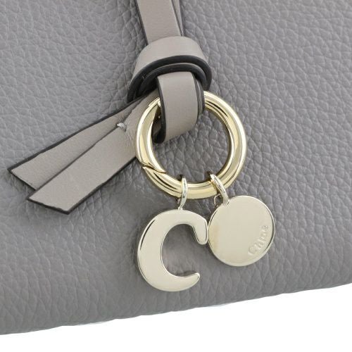クロエ 二つ折り財布 レディース ALPHABET BIFOLD WALLET グレー CHLOE