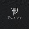 フルボ 二つ折り財布 メンズ ブラック Furbo FRB151 BK