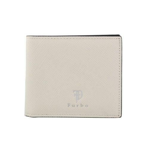 フルボ 二つ折り財布 メンズ ホワイト Furbo FRB152 WH