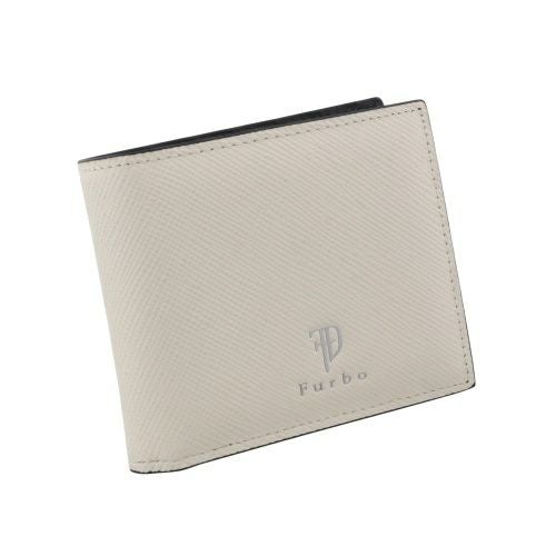 フルボ 二つ折り財布 メンズ ホワイト Furbo FRB152 WH