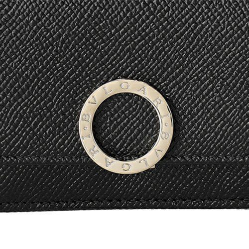 ブルガリ 三つ折り財布 メンズ ブラック BVLGARI 288648 BLACK | GINZA