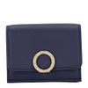 ブルガリ 三つ折り財布 レディース ブルー BVLGARI 292966 Blue Dark