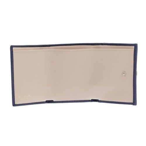 ブルガリ 三つ折り財布 レディース ブルー BVLGARI 292966 Blue Dark