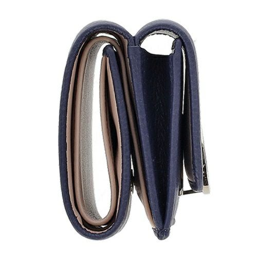 ブルガリ 三つ折り財布 レディース ブルー BVLGARI 292966 Blue Dark