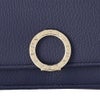 ブルガリ 三つ折り財布 レディース ブルー BVLGARI 292966 Blue Dark