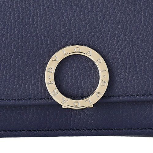 ブルガリ 三つ折り財布 レディース ブルー BVLGARI 292966 Blue Dark