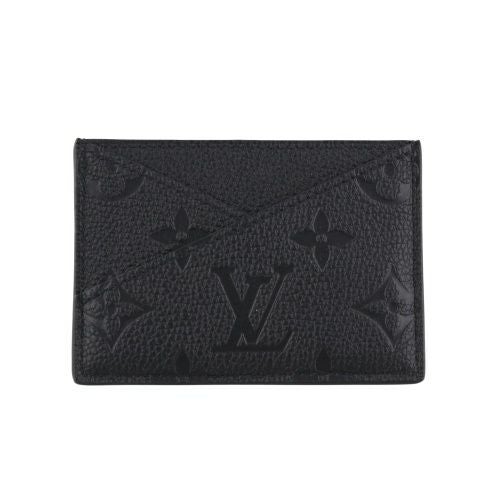ルイヴィトン カードケース メンズ モノグラムアンプラント カードケース ポルト カルト・クリスクロス ブラック LOUIS VUITTON M13695 ブラック