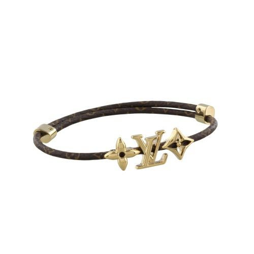 ルイヴィトン モノグラム ブレスレット・LV アイコニック フラワー ブラウン LOUIS VUITTON M8807Z