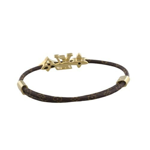 ルイヴィトン モノグラム ブレスレット・LV アイコニック フラワー ブラウン LOUIS VUITTON M8807Z