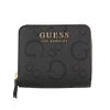 ゲス 二つ折り財布 レディース OAK PARK / MINI ZIP AROUND ブラック GUESS JG823841 COAL