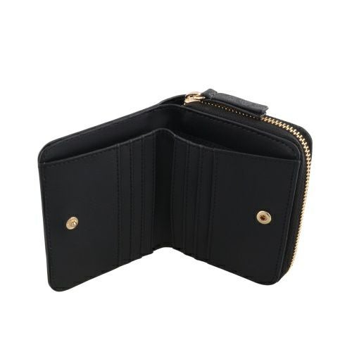 ゲス 二つ折り財布 レディース OAK PARK / MINI ZIP AROUND ブラック GUESS JG823841 COAL