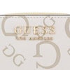ゲス 二つ折り財布 レディース OAK PARK / MINI ZIP AROUND ホワイト GUESS JG823841 STONE