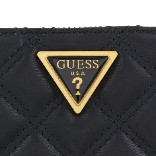 ゲス 二つ折り財布 レディース GIULLY core / MINI ZIP AROUND ブラック GUESS QA874841 BLACK