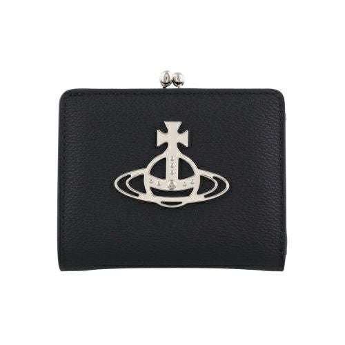 ヴィヴィアンウエストウッド 二つ折り財布 レディース ANNIE WALLET WITH COIN POCKET ブラック Vivienne Westwood 51010055 S000R N405 BLACK