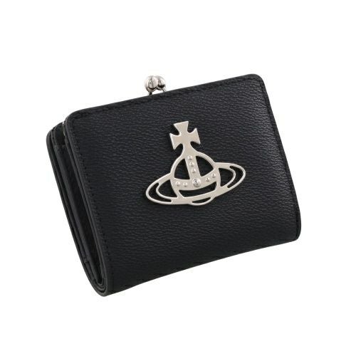 ヴィヴィアンウエストウッド 二つ折り財布 レディース ANNIE WALLET WITH COIN POCKET ブラック Vivienne Westwood 51010055 S000R N405 BLACK