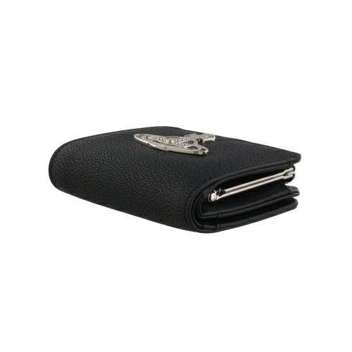 ヴィヴィアンウエストウッド 二つ折り財布 レディース ANNIE WALLET WITH COIN POCKET ブラック Vivienne Westwood 51010055 S000R N405 BLACK